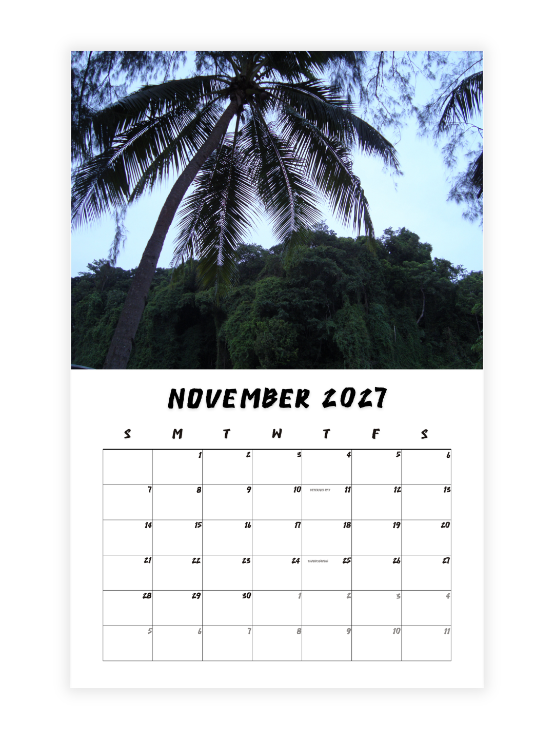 Krabi Photography 2027 Wall Calendar - Wholesale