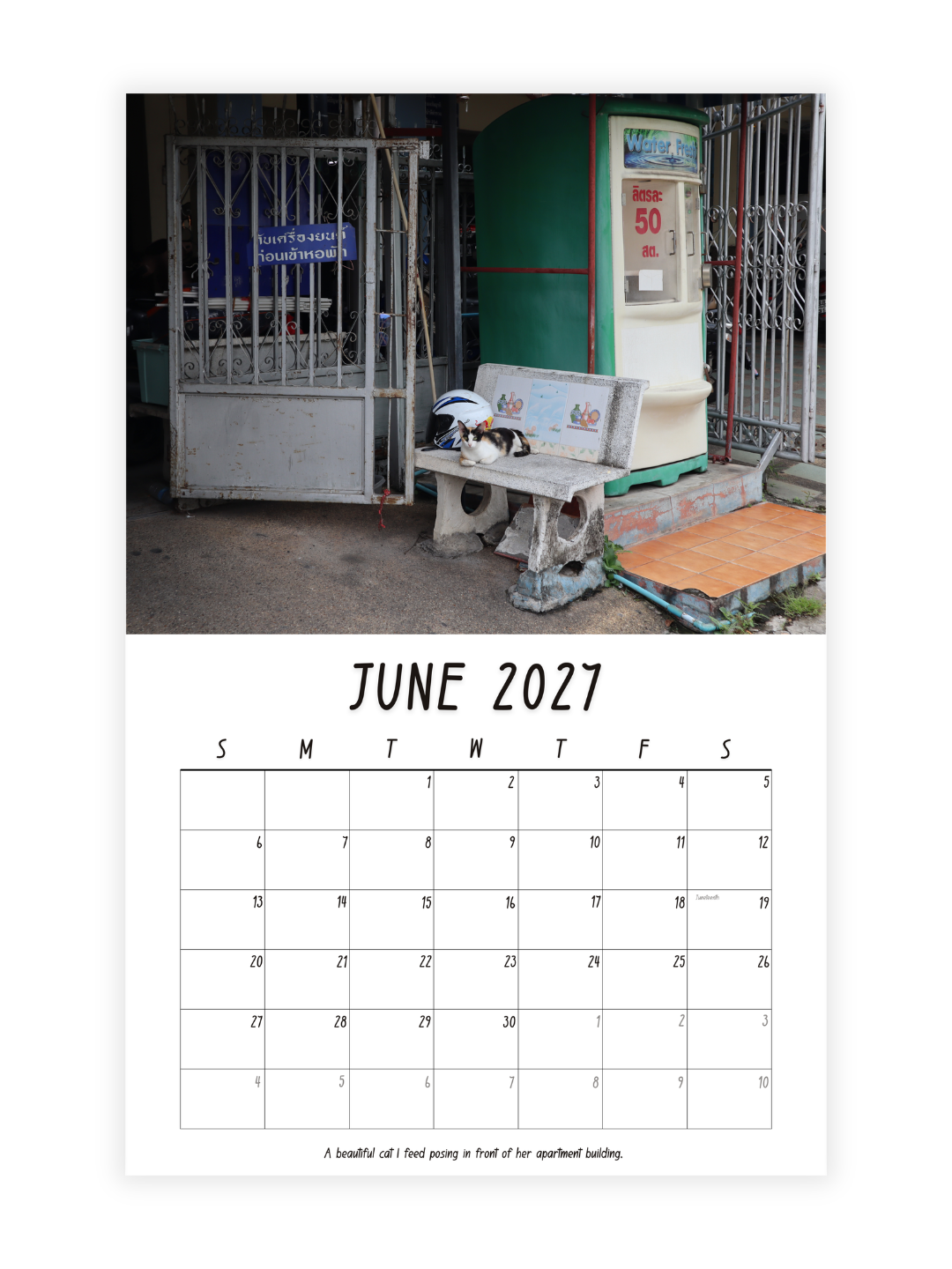 Chiang Mai Photography 2027 Wall Calendar - Wholesale