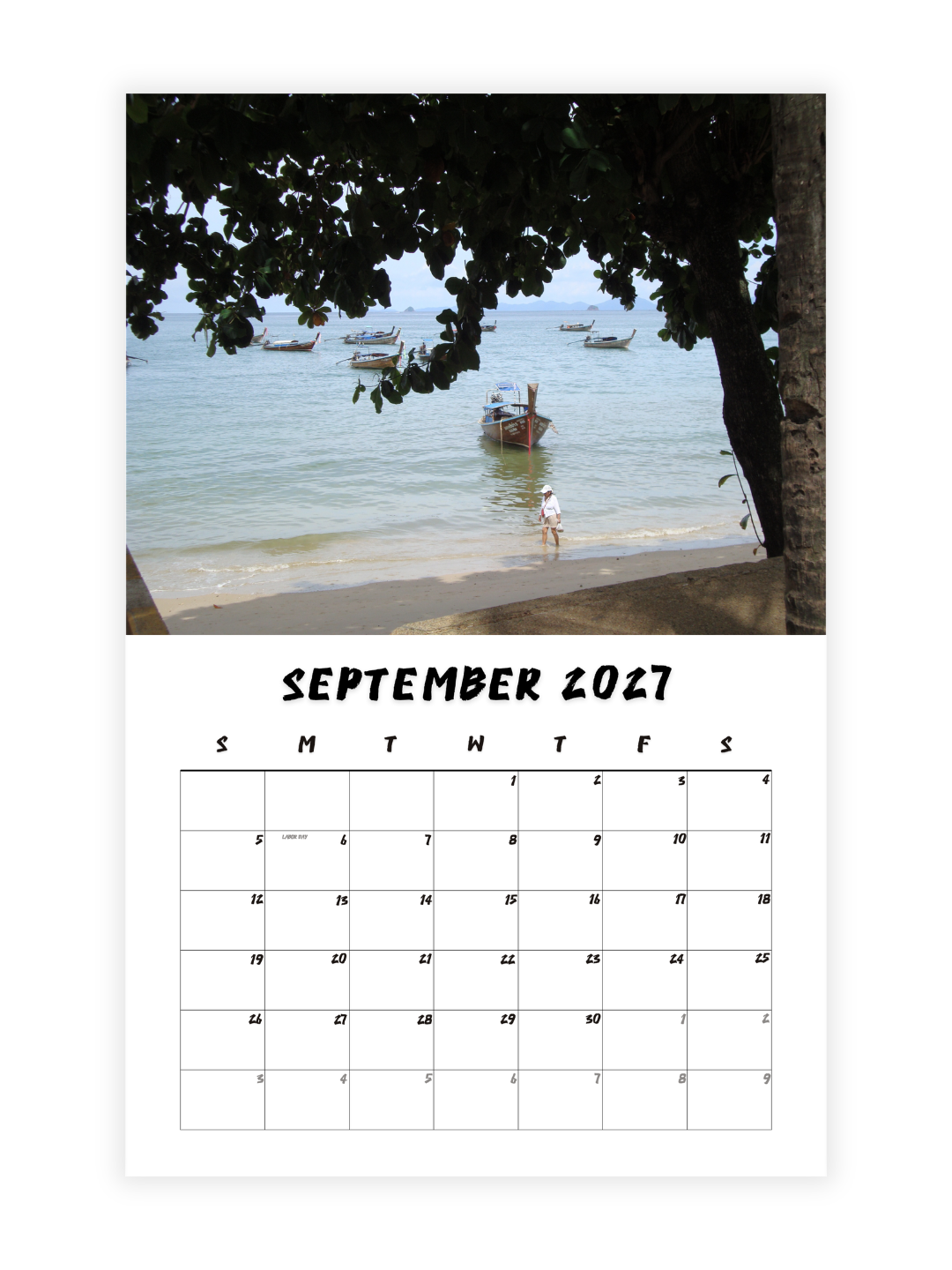 Krabi Photography 2027 Wall Calendar - Wholesale
