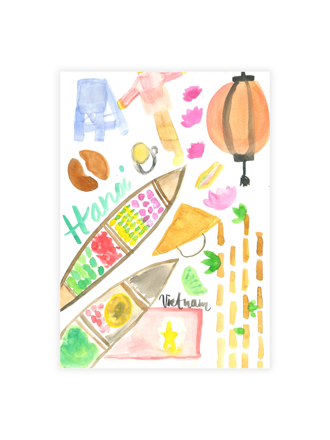 Watercolor Greeting Cards (Individual) - Wholesale