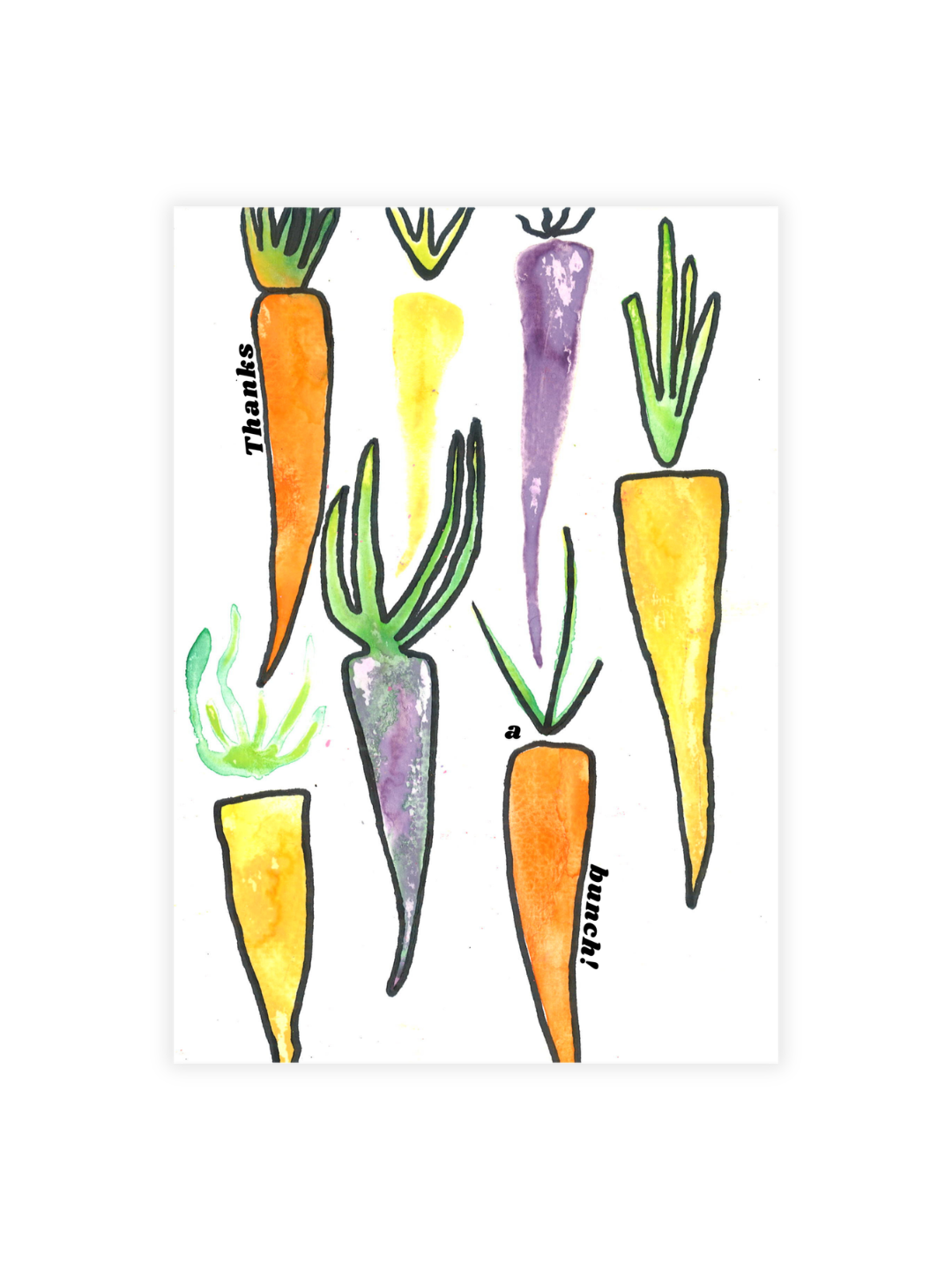 Watercolor Greeting Cards (Individual) - Wholesale
