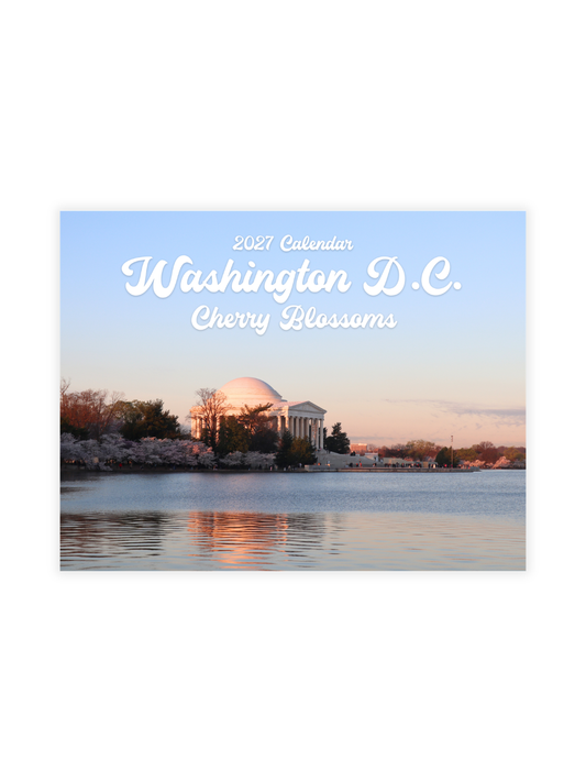 Washington D.C. Cherry Blossoms Photography 2027 Wall Calendar - Wholesale