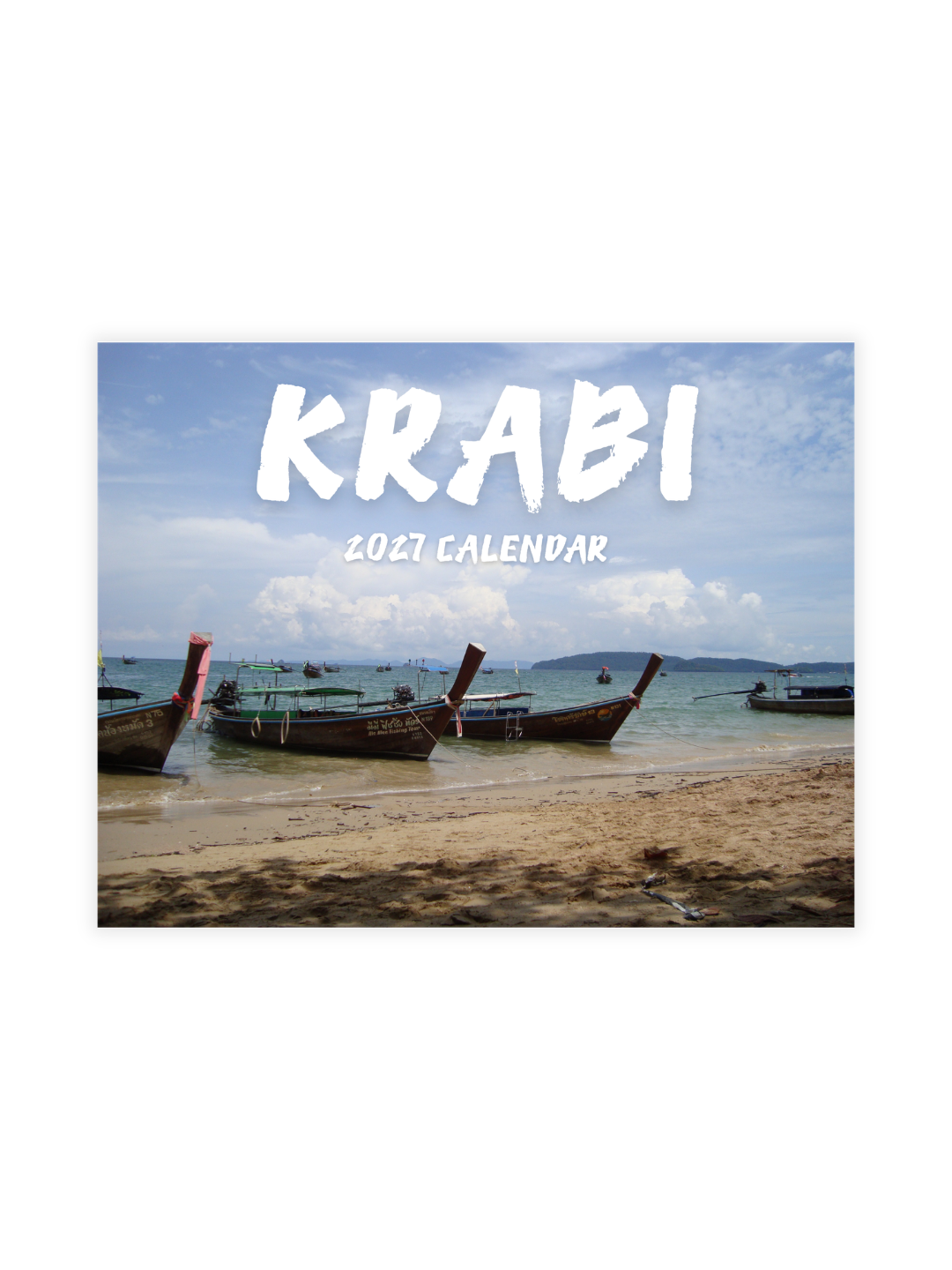 Krabi Photography 2027 Wall Calendar - Wholesale